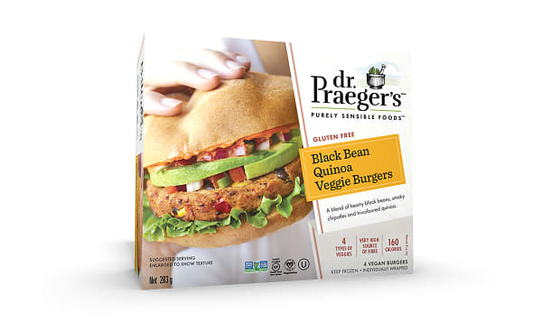 Black Bean & Quinoa Veggie Burger (Frozen)