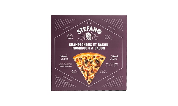 Mushroom & Bacon Pizza (Frozen)