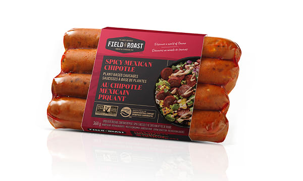 Plant Based Spicy Mexican Chipotle Sausages (Frozen)