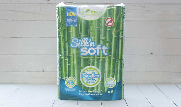 Silk\'n Soft Bamboo Toilet Paper, 12 rolls /190 sheets | Shop at SPUD.ca Silk\'n Soft Bamboo Toilet Paper, 12 rolls /190 sheets | Shop at SPUD.ca