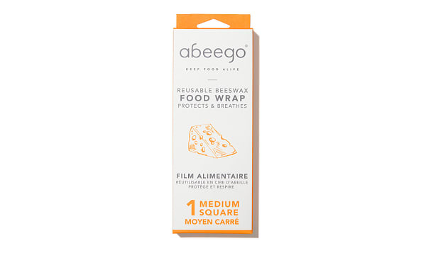 Med Square Beeswax Wrap