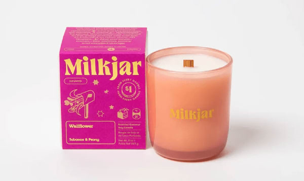 Wallflower Candle - Tobacco and Peony