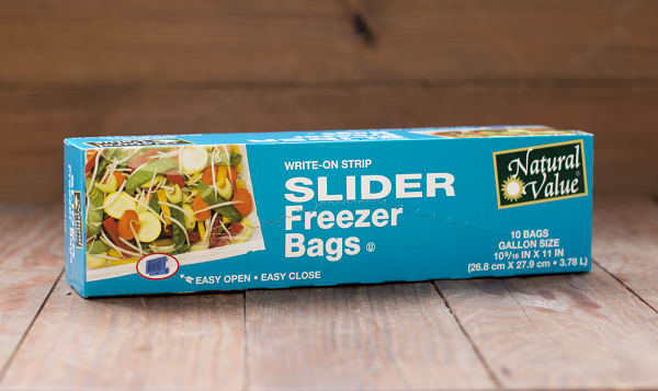 Freezer Bags with Slider
