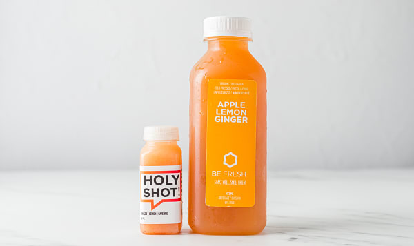 Organic Lemon Ginger Cayenne Shot + Apple Lemon Ginger Combo