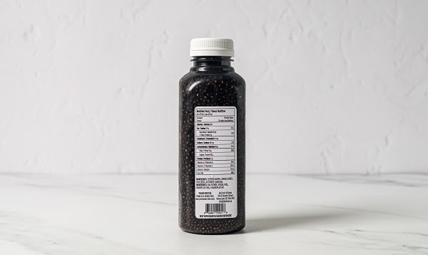 Charcoal Lemonade with Chia