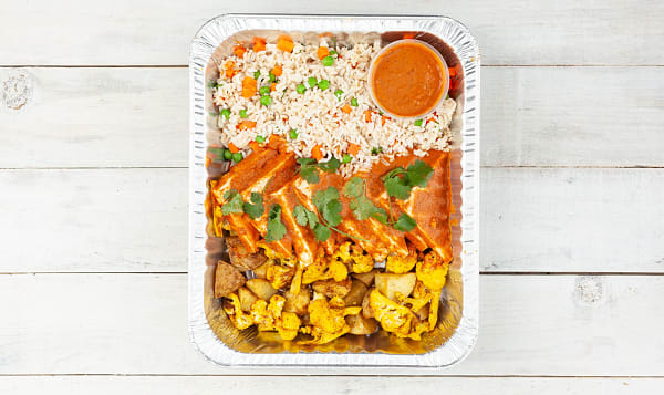 Butter Tofu with Vegetables & Basmati Rice