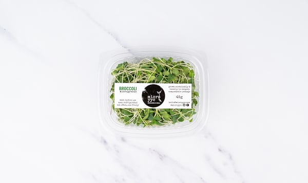 Local Microgreens, Broccoli - Compostable materials
