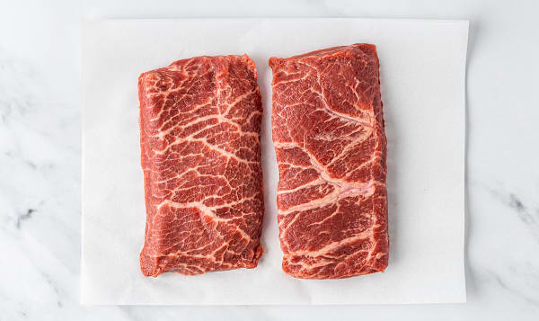 Natural Beef Flat Iron Steaks (Frozen)