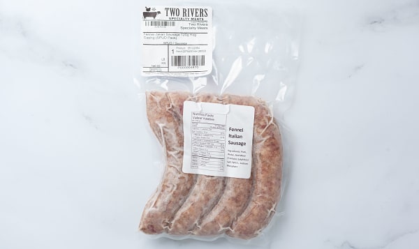 Two Rivers Meats North Vancouver Fennel Italian Sausages 375g 4 Sausages Shop At Spud Ca