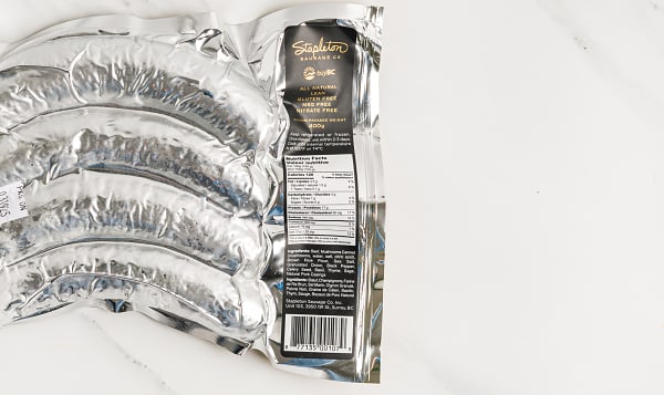 Steak & Mushroom Sausage (Frozen)
