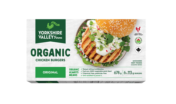 Organic Chicken Burger (Frozen)
