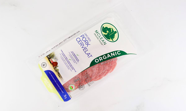 Organic Sliced Cervelat Salami