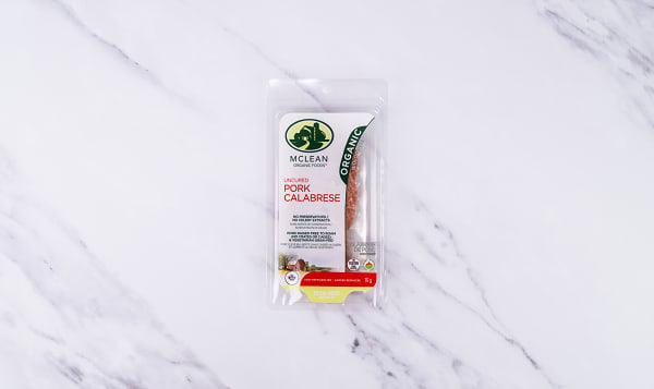 Organic Sliced Calabrese Salami