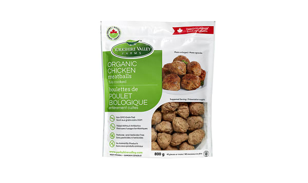 Organic Frozen Fully Cooked Chicken Meatballs (Frozen)