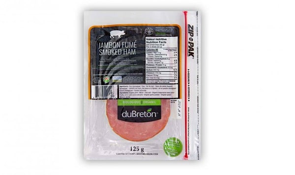 Organic Smoked Ham, Sliced