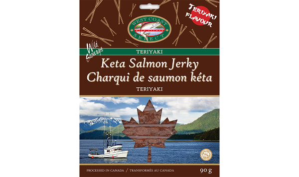 Sleeved Salmon Jerky -Teriyaki