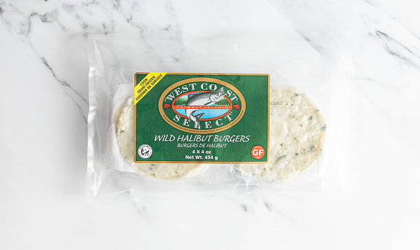 4 Pack Wild Halibut Burger (Frozen)