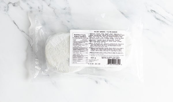 4 Pack Wild Halibut Burger (Frozen)