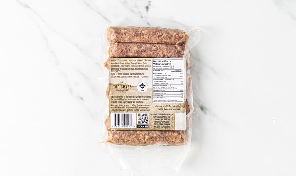 Grass Fed Beef Breakfast Sausages (Frozen)