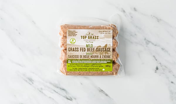 Grass Fed Beef Sausages - Mild (Frozen)