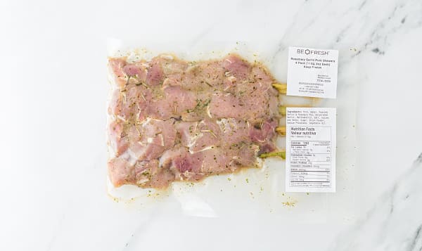 Rosemary Garlic Pork Skewers (Frozen)
