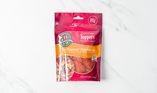 Sliced Dry Pizza Pepperoni Toppers
