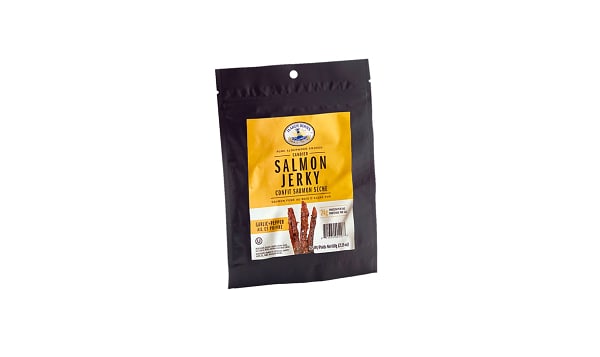 Garlic And Pepper Salmon Jerky