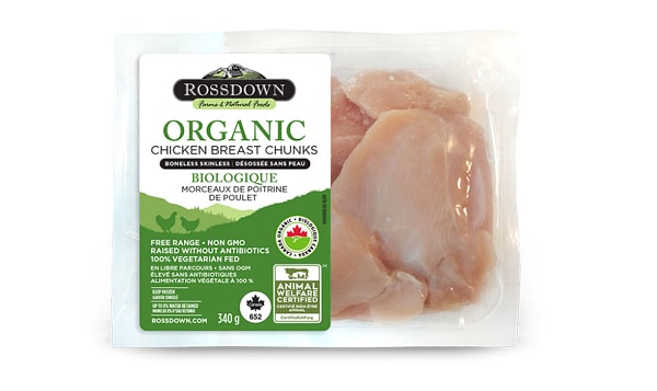 Organic Frozen Breast Pieces (Frozen)