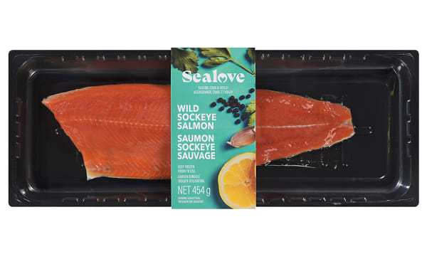 Wild Pacific Salmon Sockeye Fillets (Frozen)