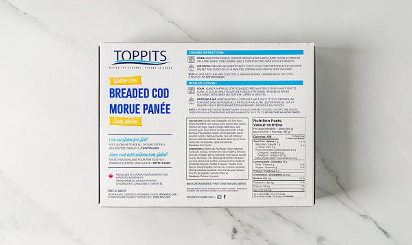 Gluten Free Breaded Cod (Frozen)