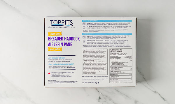 Gluten Free Breaded Haddock (Frozen)