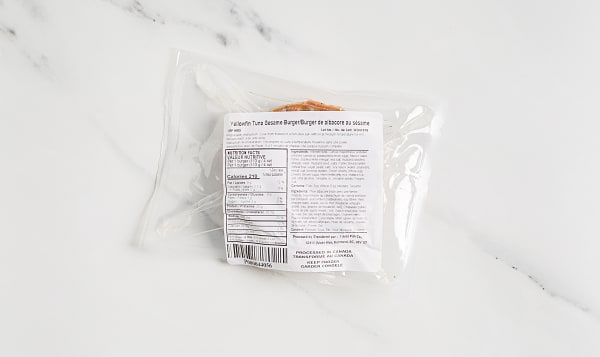 Yellowfin Tuna Sesame Burger (Frozen)