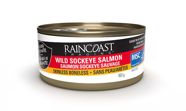 Canned Sockeye Salmon - Boneless/Skinless