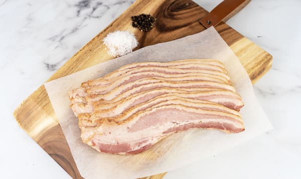 Fresh, Sliced Bacon