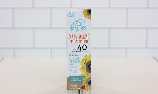 Organic Adult SPF40 Sunscreen