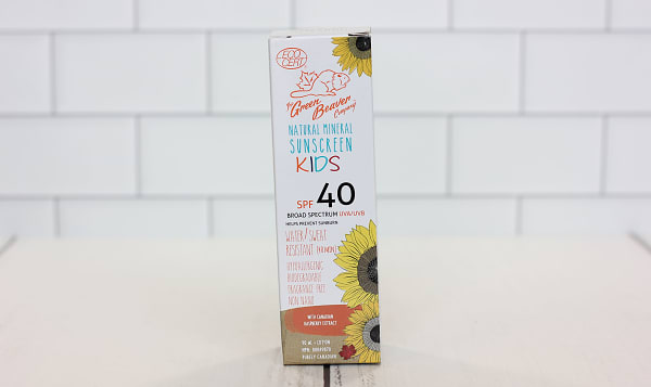 Organic Kids SPF40 Sunscreen