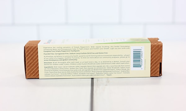Organic Whitening Toothpaste - Peppermint