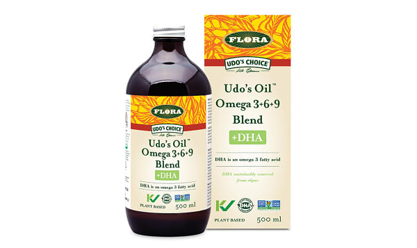 Organic Udos Oil 3-6-9 Blend + DHA