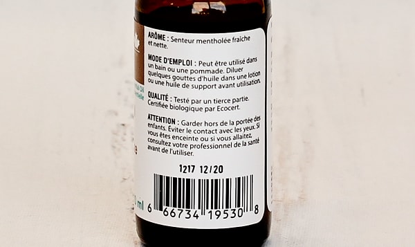 Organic Peppermint Oil