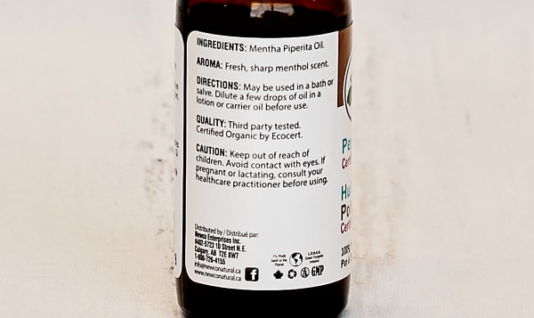 Organic Peppermint Oil