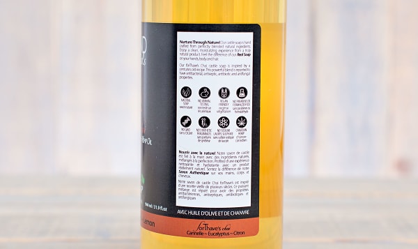 Liquid Castile Soap - Cinnamon, Eucalyptus & Lemon