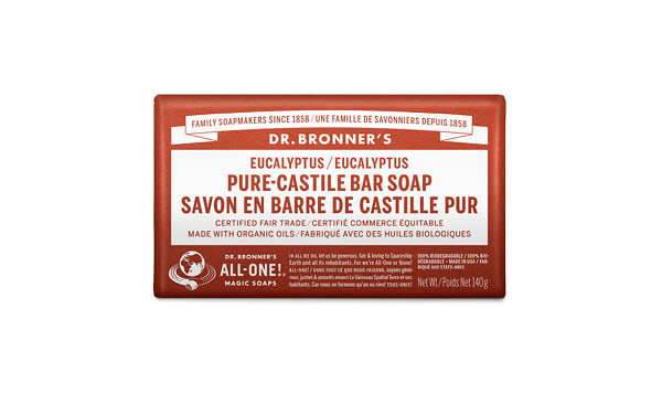 Pure-Castile Bar Soap - Eucalyptus