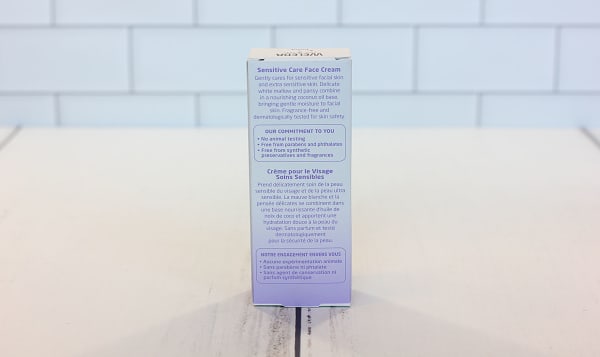 Organic Sensitive Care Face Cream