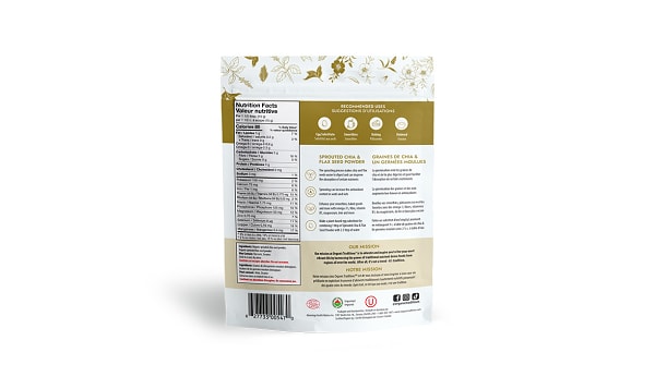 Organic Sprouted Chia & Flax Seed Powder