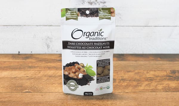 Organic Dark Chocolate Covered Hazelnuts