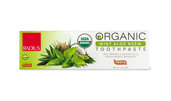 Organic Toothpaste - Mint Aloe Neem