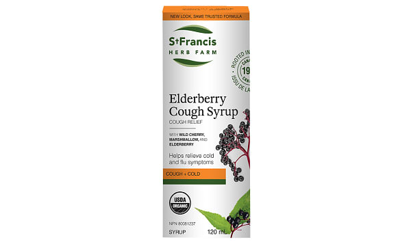 Organic Elderberry Cough Syrup - Adult