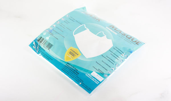 Antibacterial Kids Mask - White