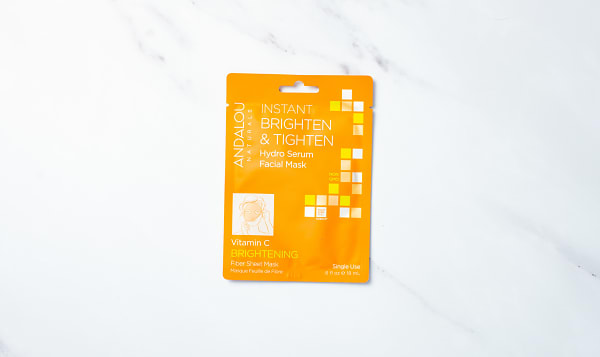 Organic Instant Brighten and Tighten Sheet Face Mask