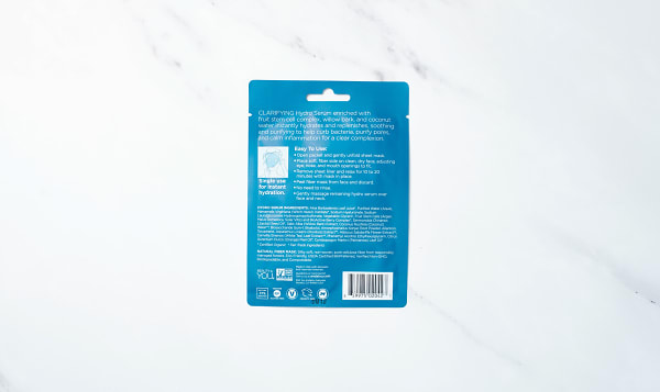 Organic Instant Pure Pore Sheet Face Mask